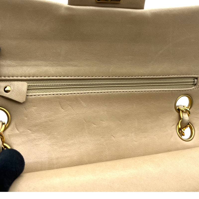 シャネル CHANEL マトラッセ23 A01113 ベージュ ゴールド金具 ラムスキン レディース ショルダーバッグ