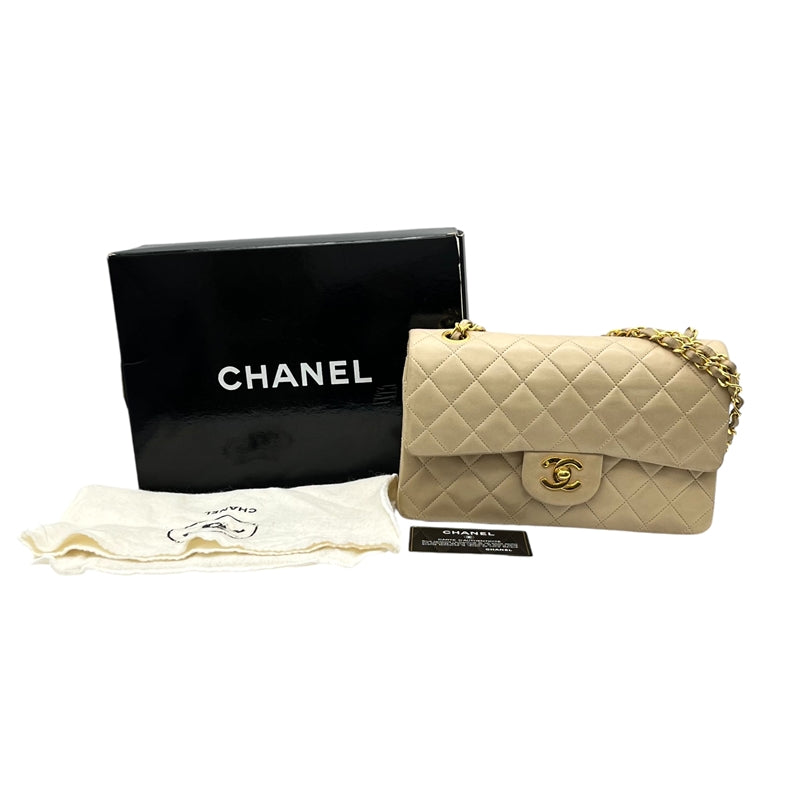 シャネル CHANEL マトラッセ23 A01113 ベージュ ゴールド金具 ラムスキン レディース ショルダーバッグ