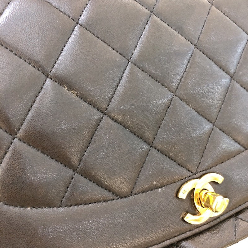 シャネル CHANEL ダイアナ25 A01165 ブラック/GD金具 ラムスキン レディース ショルダーバッグ