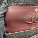 シャネル CHANEL マトラッセ25 ブラック ゴールド金具 キャビアスキン レディース ショルダーバッグ