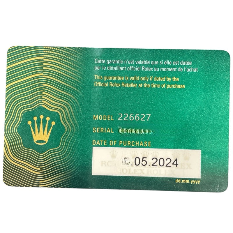 ロレックス ROLEX ヨットマスター42 226627 ブラック  RLXチタン 自動巻き メンズ 腕時計