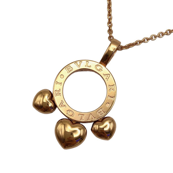 ブルガリ BVLGARI アレグラハートネックレス K18PG ジュエリー