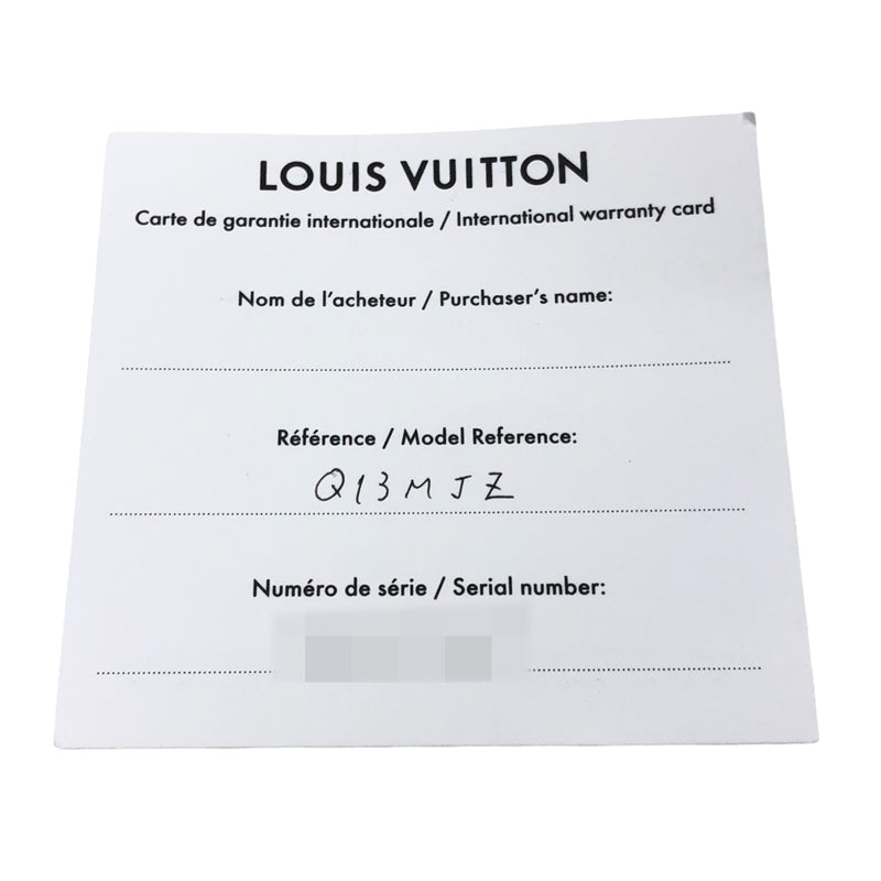 ルイ・ヴィトン LOUIS VUITTON タンブール モノグラム スリム Q13MJZ ホワイト SS レディース 腕時計