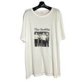 サンローラン SAINT LAURENT The Smiths　プリントTシャツ 588103 ホワイト コットン メンズ 半袖Ｔシャツ