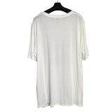サンローラン SAINT LAURENT The Smiths　プリントTシャツ 588103 ホワイト コットン メンズ 半袖Ｔシャツ