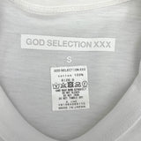 GOD SELECTION XXX モザイクプリントTシャツ GX-S18-1101-038 ホワイト コットン メンズ 半袖Ｔシャツ
