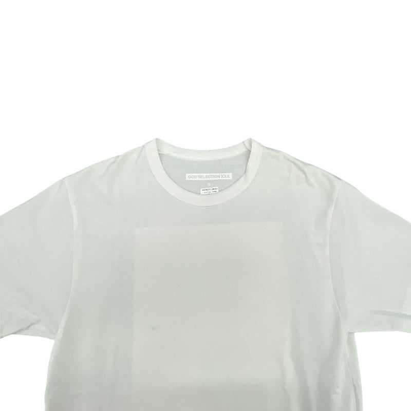 GOD SELECTION XXX モザイクプリントTシャツ GX-S18-1101-038 ホワイト コットン メンズ 半袖Ｔシャツ