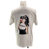 GOD SELECTION XXX モザイクプリントTシャツ GX-S18-1101-038 ホワイト コットン メンズ 半袖Ｔシャツ