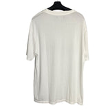 CHRISTIAN DADA　ローズプリントTシャツ ホワイト コットン メンズ 半袖Ｔシャツ