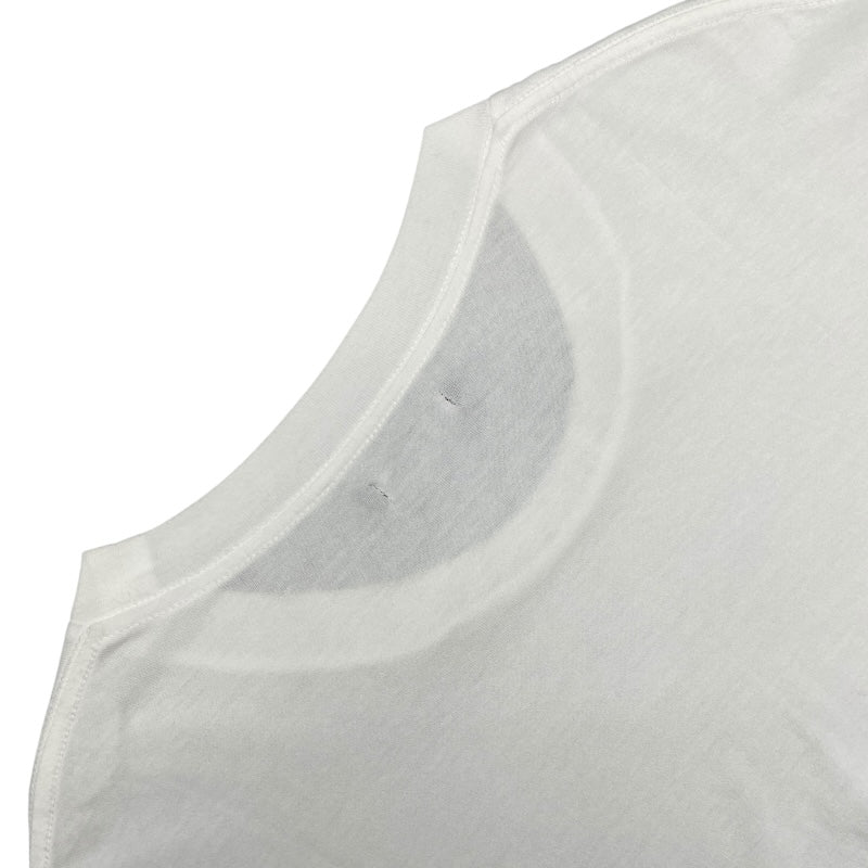 CHRISTIAN DADA　ローズプリントTシャツ ホワイト コットン メンズ 半袖Ｔシャツ