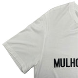 CHRISTIAN DADA　ローズプリントTシャツ ホワイト コットン メンズ 半袖Ｔシャツ