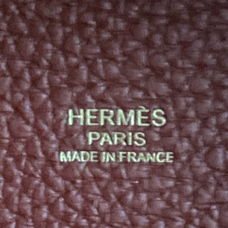 エルメス HERMES ピコタンロックPM U刻 ルージュアッシュ×GD金具 トリヨンクレマンス レディース ハンドバッグ