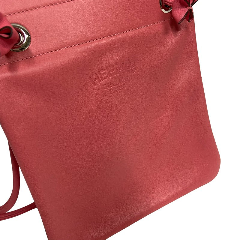 エルメス HERMES アリーヌミニ Y刻印 ローズアザレ SV金具 ヴォースイフト レディース ショルダーバッグ