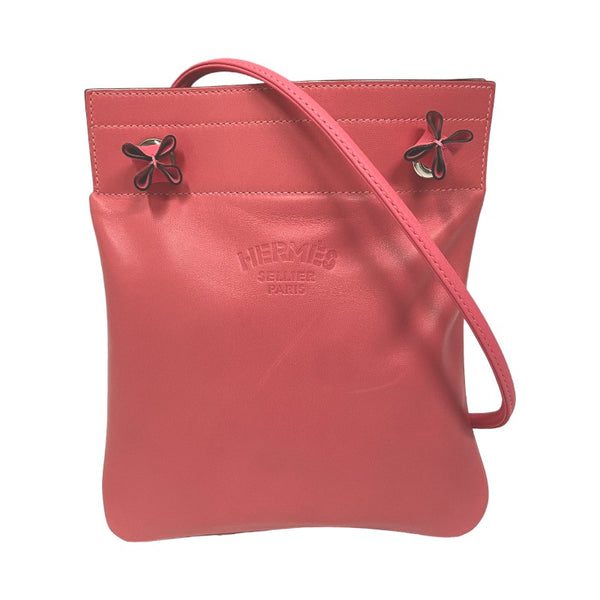 エルメス HERMES アリーヌミニ Y刻印 ローズアザレ SV金具 ヴォースイフト レディース ショルダーバッグ