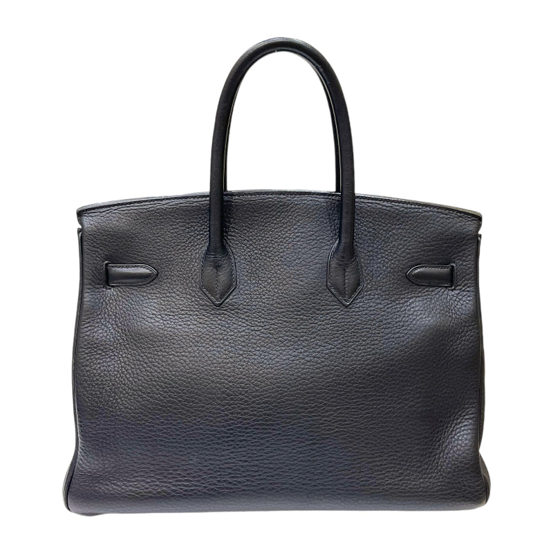 エルメス バーキン35 正規品 エルメス HERMES バーキン35 □D刻印 ブラック シルバー金具
