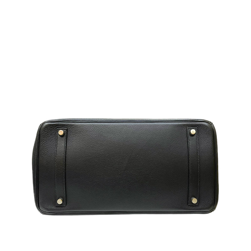 エルメス HERMES バーキン35 □D刻印 ブラック シルバー金具