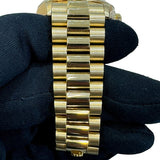 ロレックス ROLEX デイデイト サークルダイヤ 10Pサファイア 18038LS ゴールド K18YG 自動巻き メンズ 腕時計