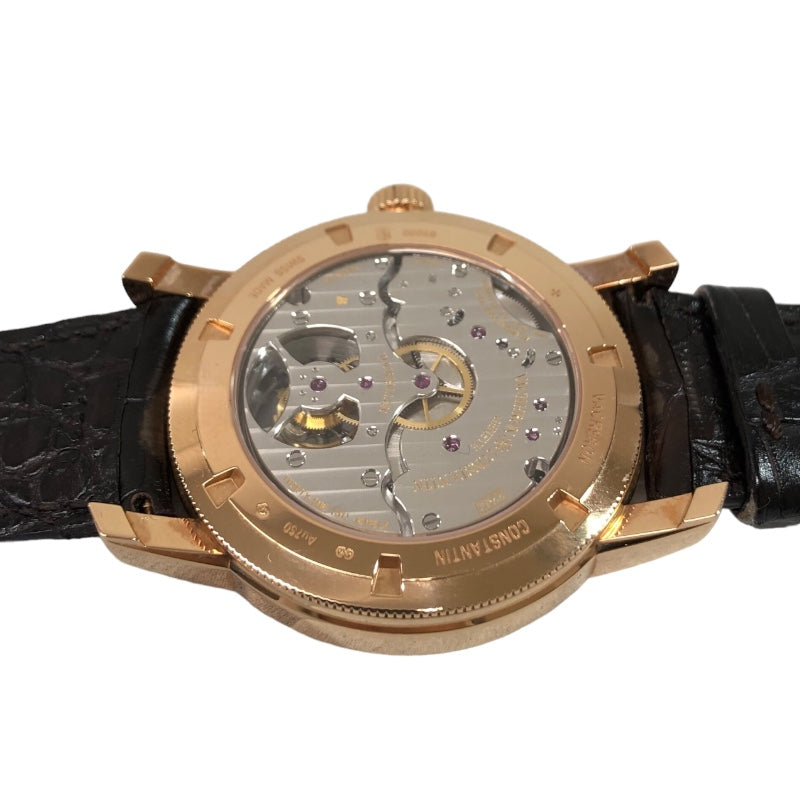 ヴァシュロン・コンスタンタン VACHERON CONSTANTIN パトリモニー トラディショナル 89000/000R-9655 K18PG/革 メンズ 腕時計