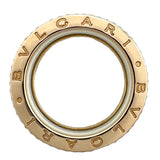 ブルガリ BVLGARI ビーゼロワン ダイヤリング 4バンド(M) AN857030 #57(約16号) K18PG/ホワイトセラミック ダイヤモンド ジュエリー