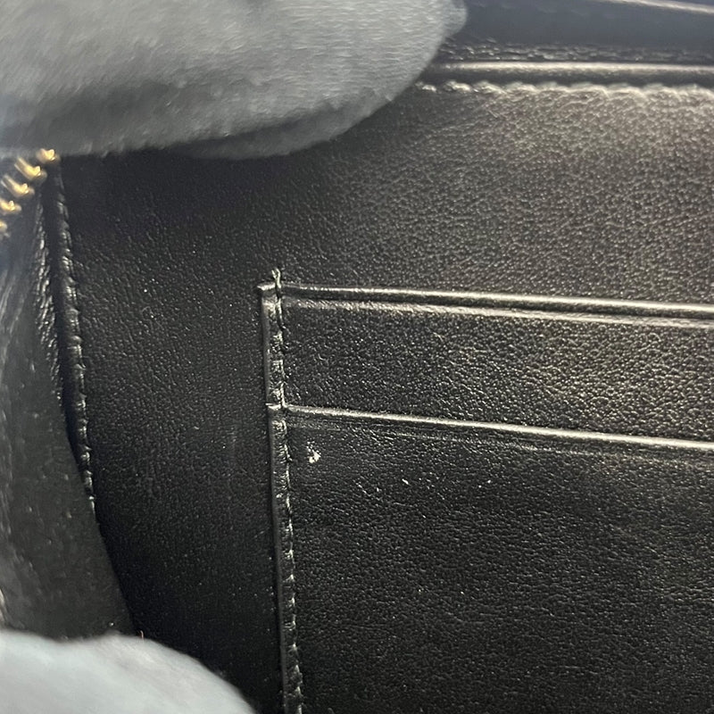 シャネル CHANEL CCフィグリー ミニバニティ A84452 ブラック ゴールド金具 キャビア レディース ショルダーバッグ