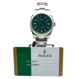 ロレックス ROLEX ミルガウス 116400GV ブルー SS レディース 腕時計