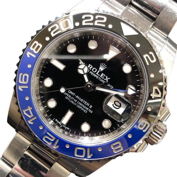 ロレックス ROLEX GMTマスター2 116710BLNR ブラック ステンレススチール メンズ 腕時計