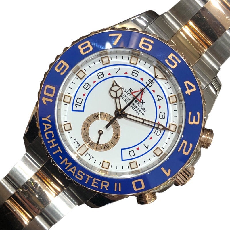 ロレックス ROLEX ヨットマスターⅡ 116681 PG/SS メンズ 腕時計