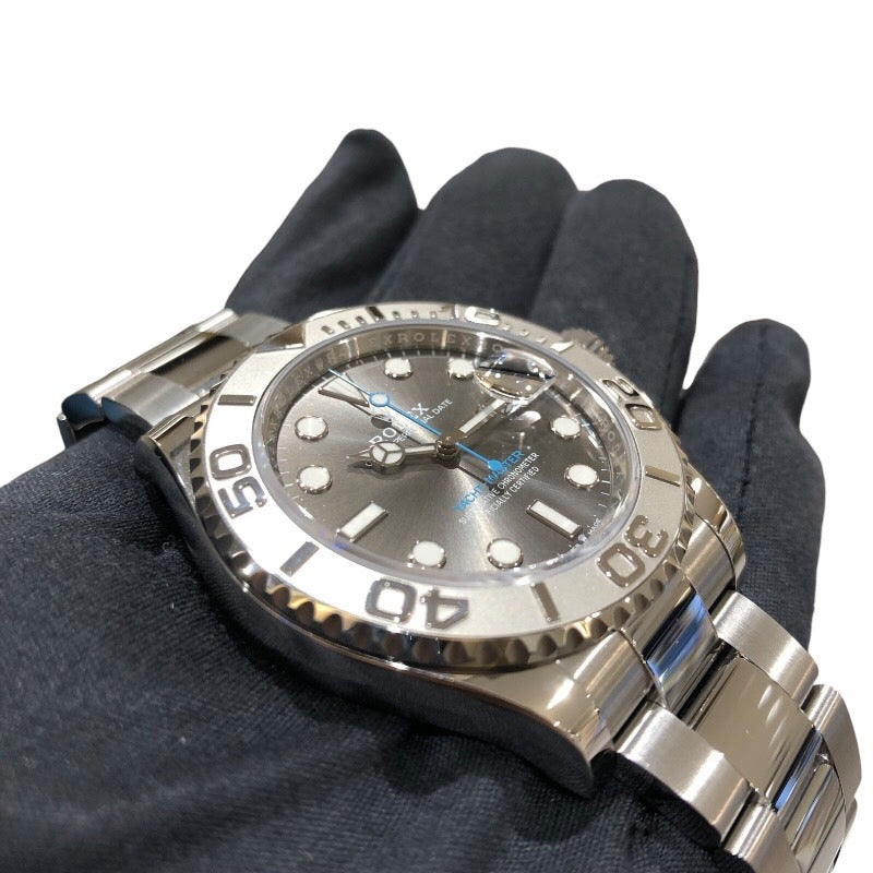 ロレックス ROLEX ヨットマスター40 126622 グレー プラチナ×ステンレススチール メンズ 腕時計