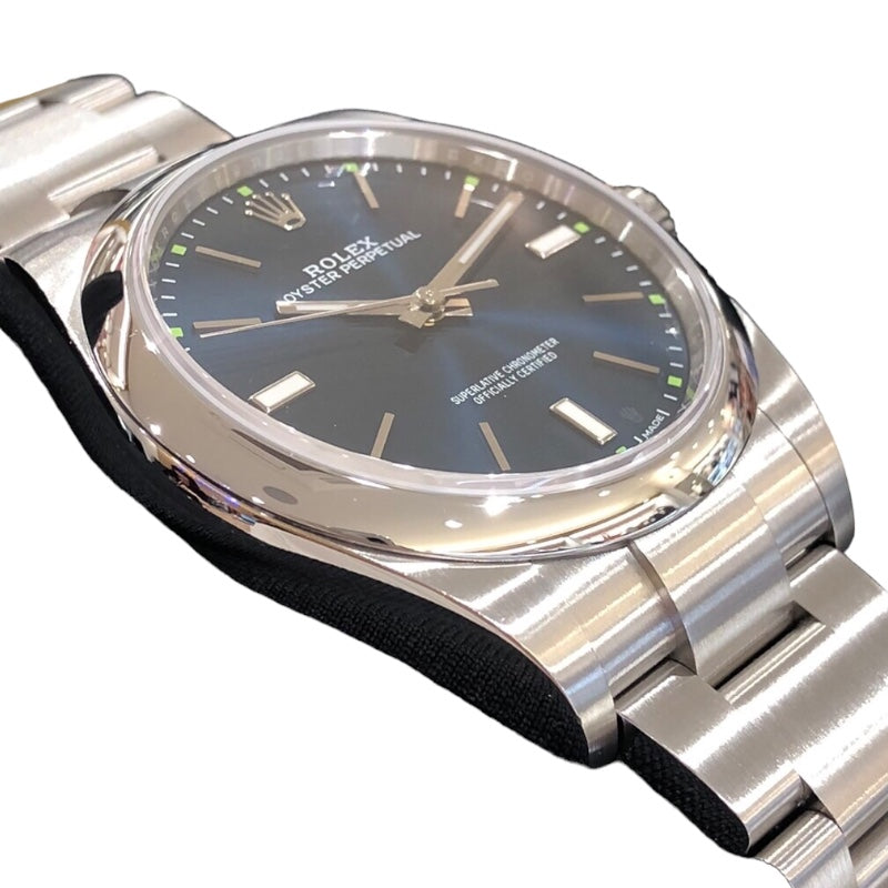 ロレックス ROLEX オイスターパーペチュアル39 114300 ブルー