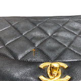 シャネル CHANEL ダイアナ25 A01165 ブラック/GD金具 ラムスキン レディース ショルダーバッグ