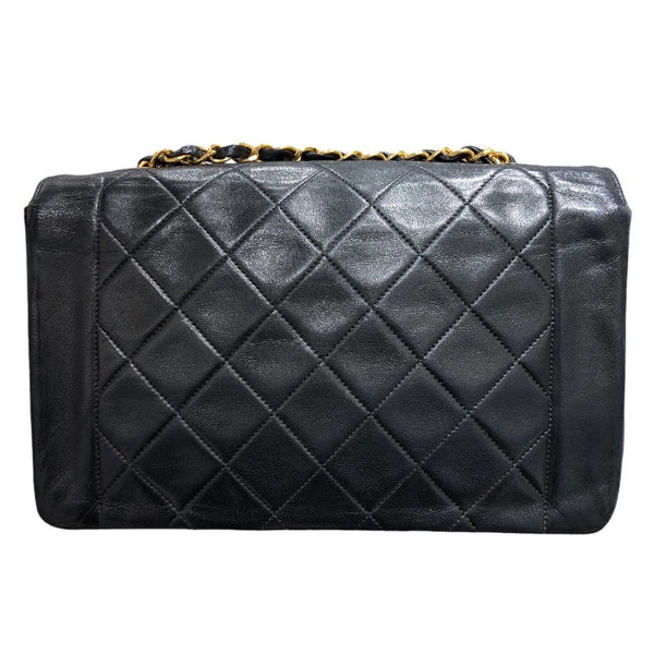 シャネル CHANEL ダイアナ25 A01165 ブラック/GD金具 ラムスキン レディース ショルダーバッグ