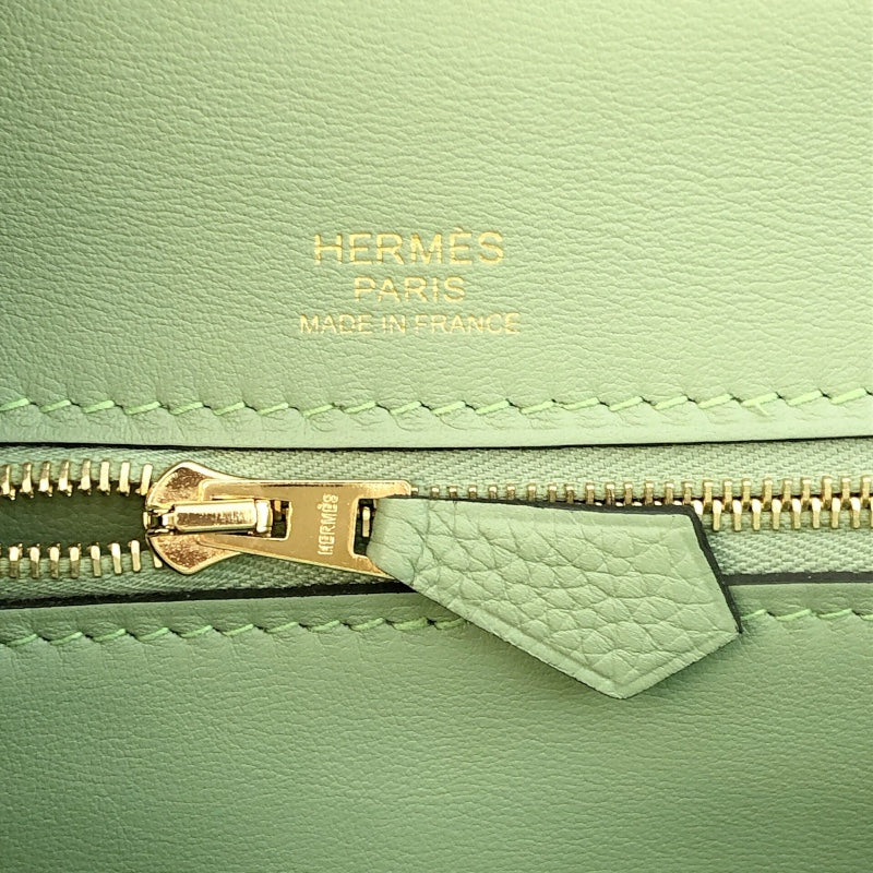 エルメス HERMES ヴァンキャトル29 Y刻印(2020年) ヴェールクリケット/ゴールド金具 トゴ レディース ハンドバッグ