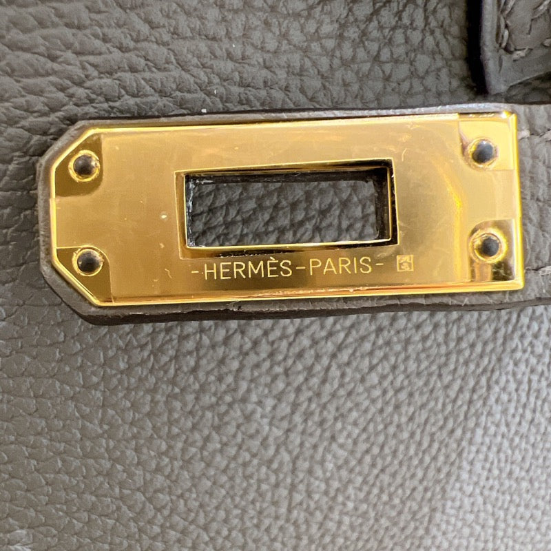 エルメス HERMES バーキン25 B刻 (2023年製) エタン　ゴールド金具  トゴ レディース ハンドバッグ