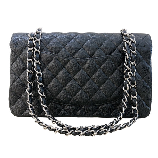 シャネル CHANEL マトラッセ25 A01112  ブラック/SV金具 キャビアスキン レディース ショルダーバッグ