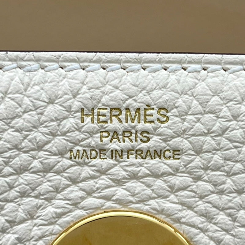 エルメス HERMES リンディ26 U刻印 ナタ ゴールド金具 トリヨンクレマンス レディース ショルダーバッグ