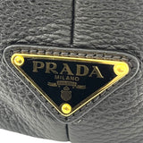 プラダ PRADA ハンドバッグ ブラック レザー レディース ハンドバッグ