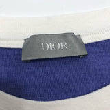 クリスチャン・ディオール Christian Dior ピースマーク刺繍Tシャツ 39TJ696F0849 コットン メンズ 半袖シャツ