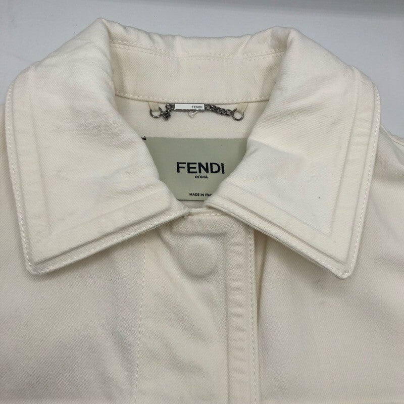 フェンディ FENDI x Joshua Vides エンボスデニムジャケット FLF637 コットン レディース その他トップス