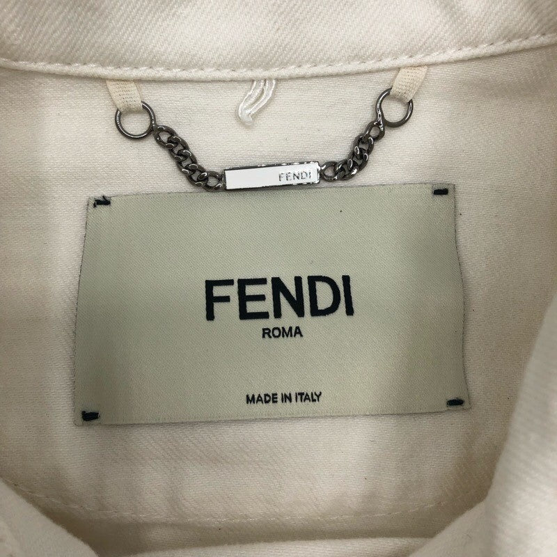 フェンディ FENDI x Joshua Vides エンボスデニムジャケット FLF637 コットン レディース その他トップス