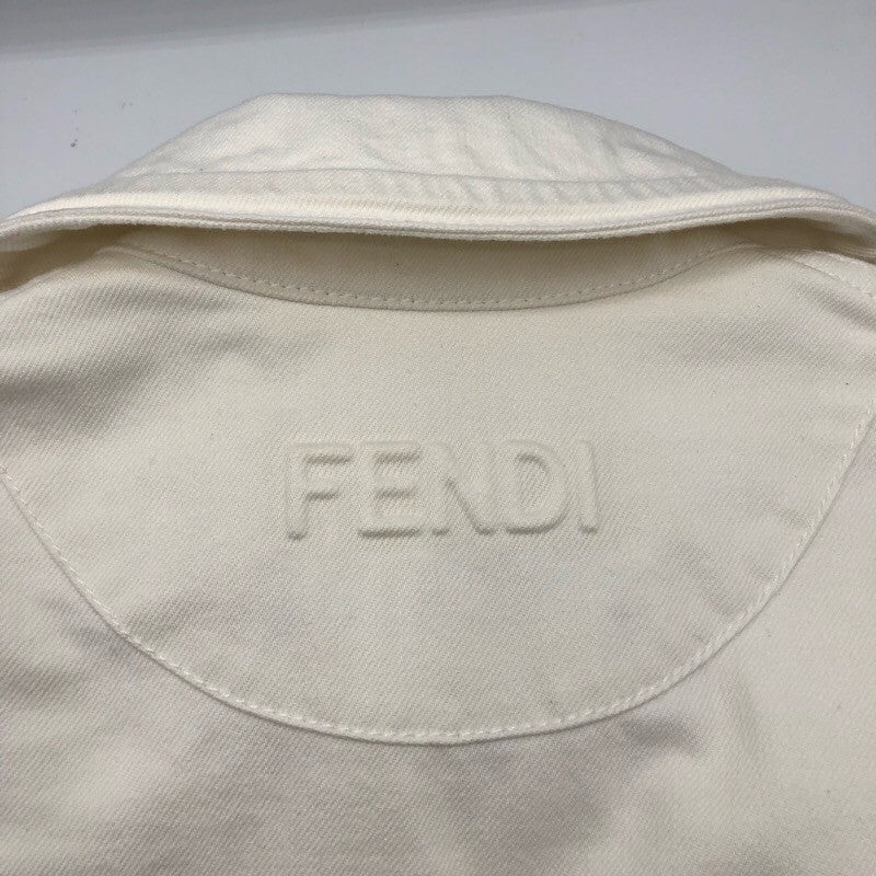 フェンディ FENDI x Joshua Vides エンボスデニムジャケット FLF637 コットン レディース その他トップス