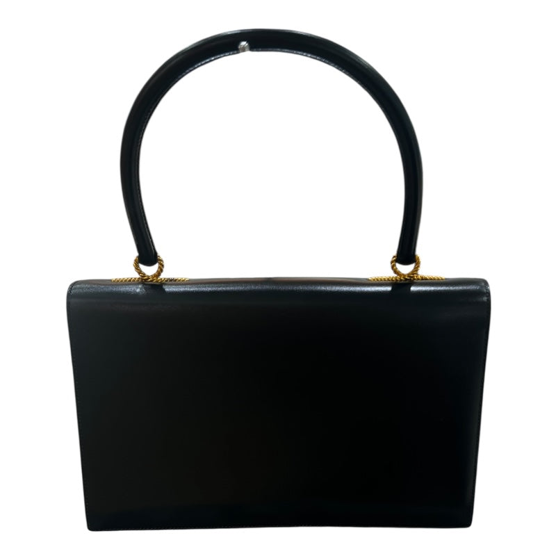 エルメス HERMES コルドリエール ブラック/ゴールド金具 ボックスカーフ レディース ハンドバッグ
