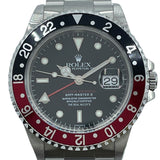 ロレックス ROLEX GMTマスター2 チャックイェーガー50周年モデル A番 16710 ブラック ステンレス 自動巻き メンズ 腕時計