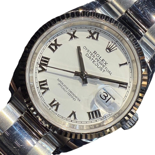 ロレックス ROLEX デイトジャスト36 126234 K18ホワイトゴールド×ステンレススチール メンズ 腕時計