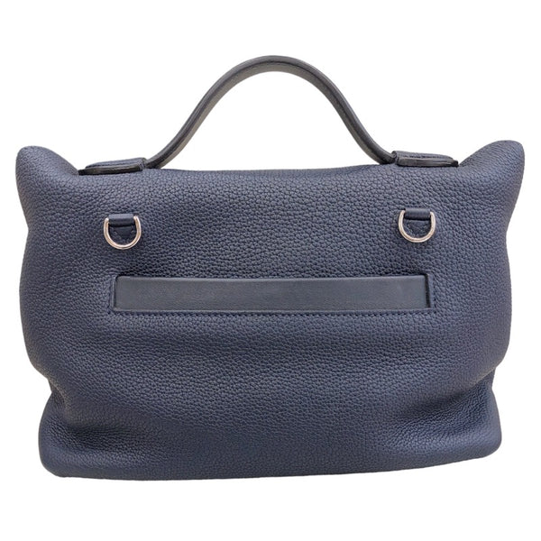 エルメス HERMES ヴァンキャトル29 Y刻 ブルーニュイ✖ブロンズドレ✖ルージュアッシュ×シルバー金具  トゴ ユニセックス ハンドバッグ