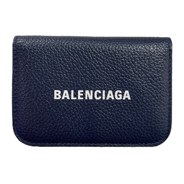 バレンシアガ BALENCIAGA コンパクトウォレット 593813 レザー レディース 三つ折り財布