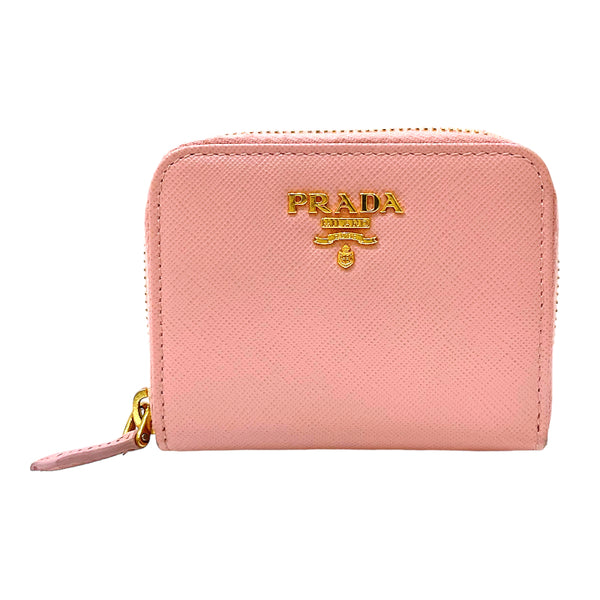 プラダ PRADA サフィアーノ コインケース ピンク サフィアーノレザー レディース コインケース