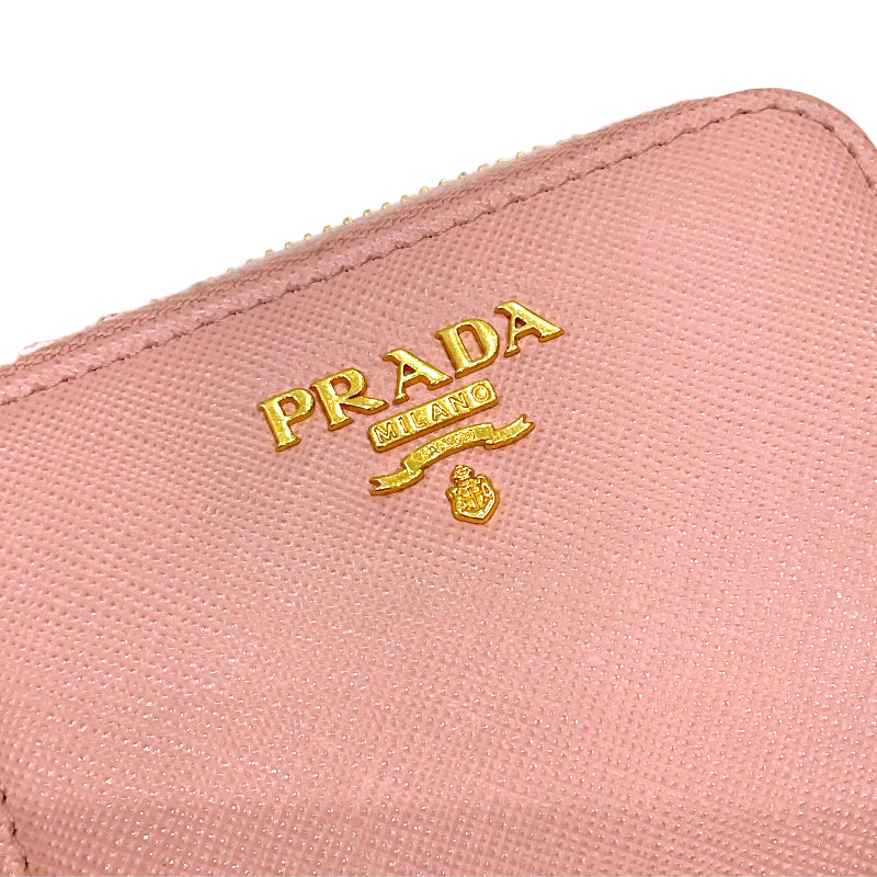 プラダ PRADA サフィアーノ コインケース ピンク サフィアーノレザー レディース コインケース