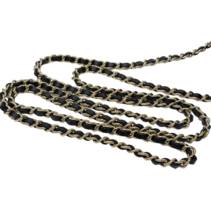 シャネル CHANEL マトラッセ ミニバケット 31番台 ブラック ゴールド金具 ラムスキン レディース ショルダーバッグ