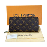 ルイ・ヴィトン LOUIS VUITTON ジッピー・ウォレット M60017 ブラウン　ゴールド金具 モノグラム ユニセックス 長財布