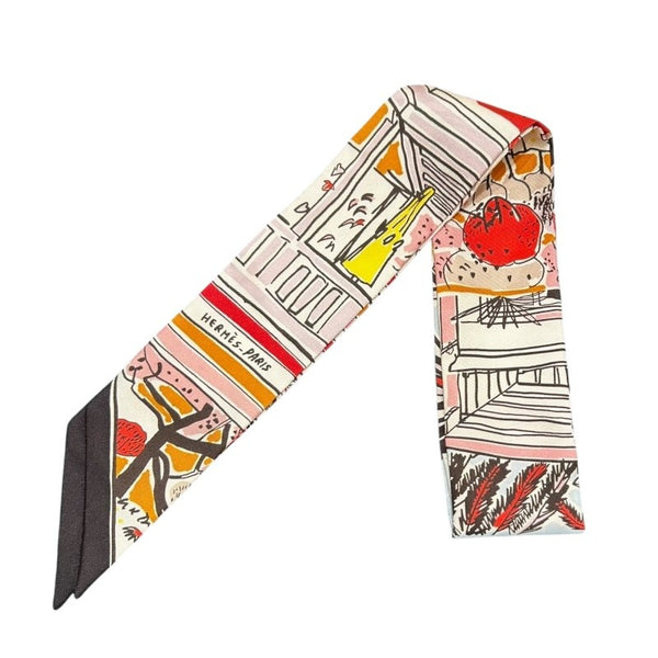 エルメス HERMES ツイリー 　RAYURES D`ETE シルク レディース スカーフ
